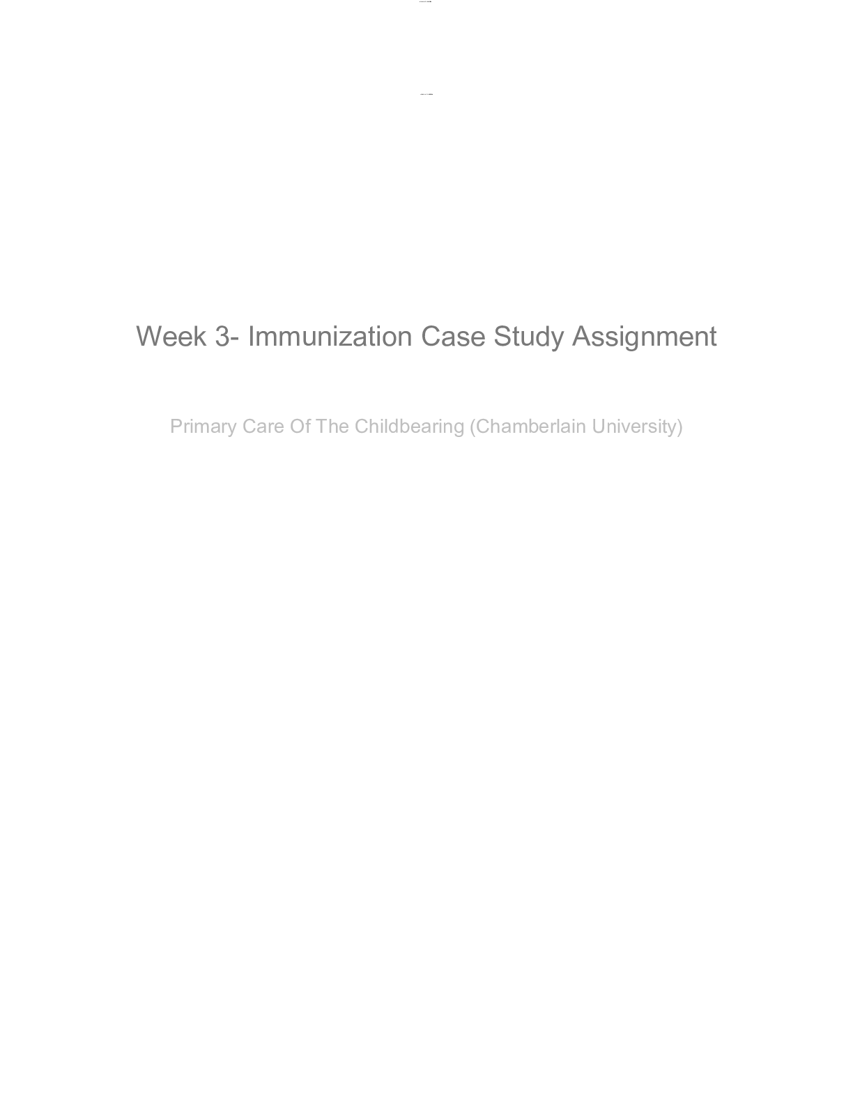 Preview image for NR 602 Week 3 Immunization Case Study Assignment